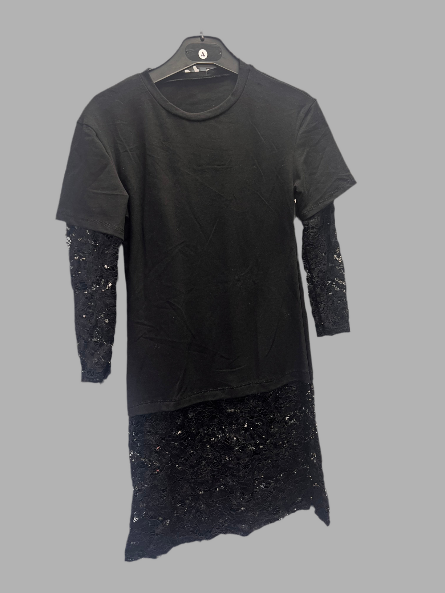 KIDS - Robe dentelle noir