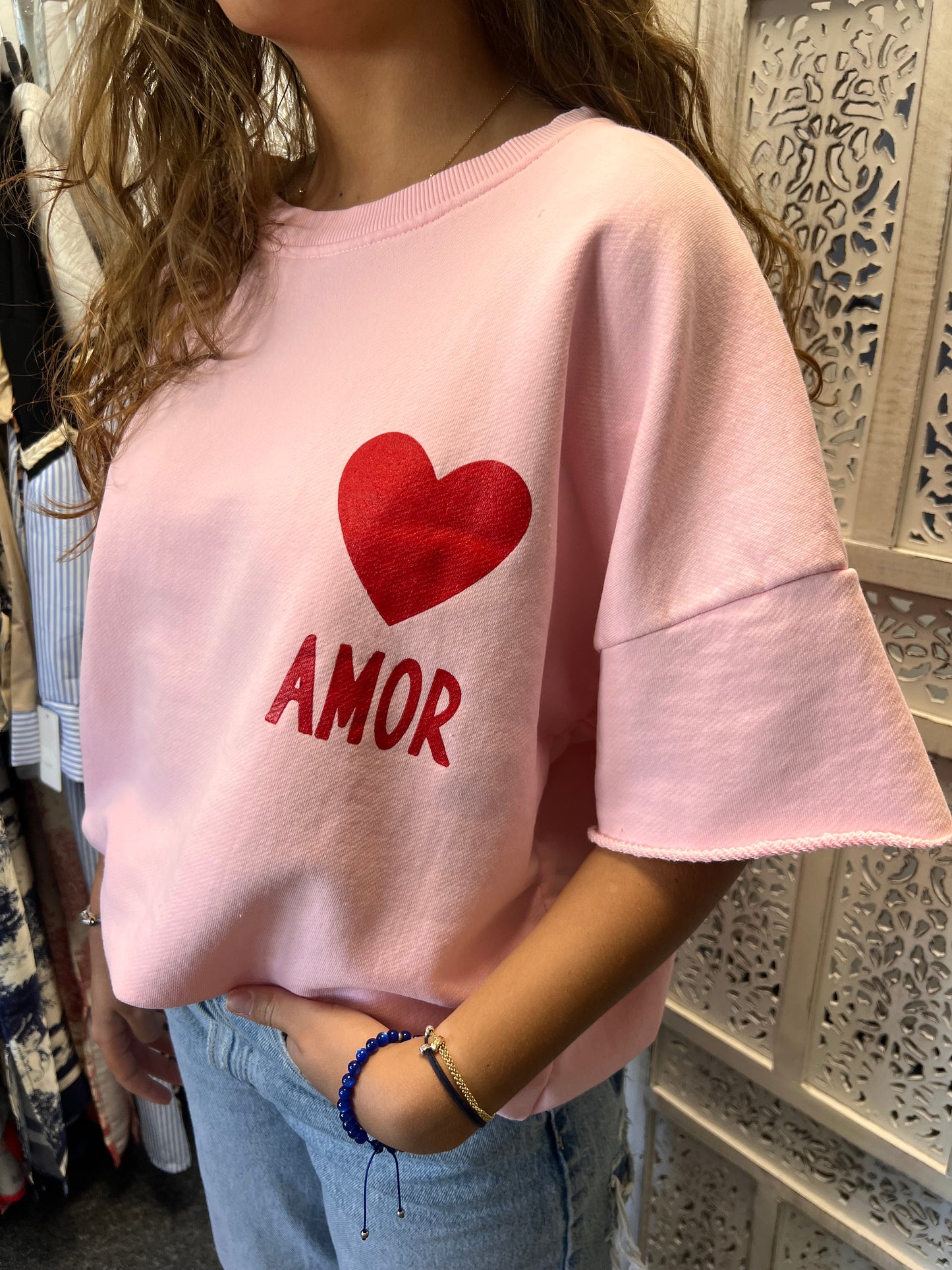 Sweat sans manches AMOR