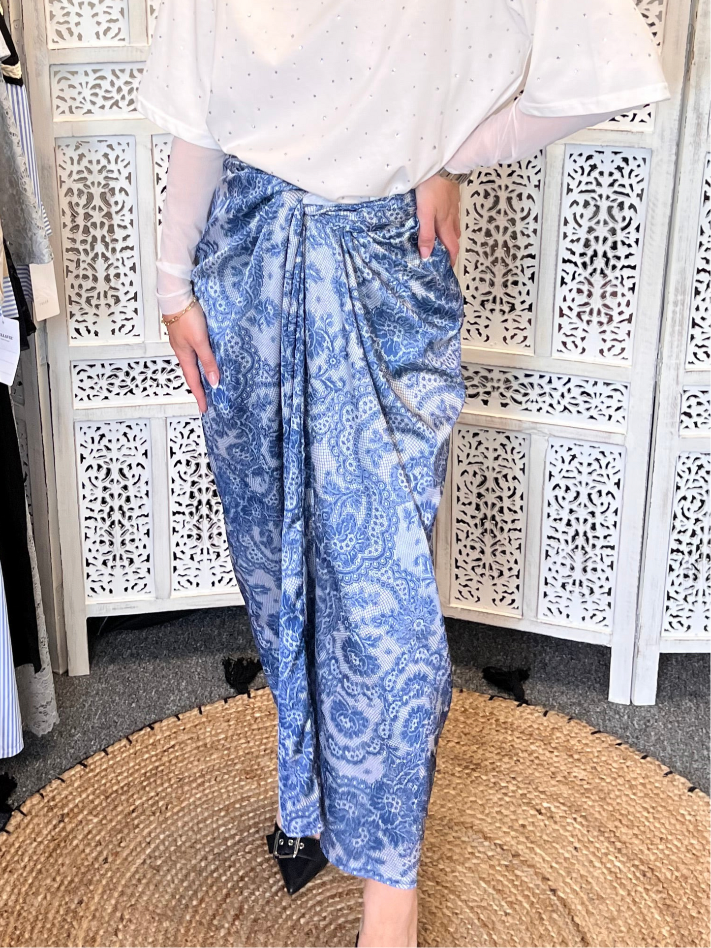 Jupe JOHANNA (bleue)